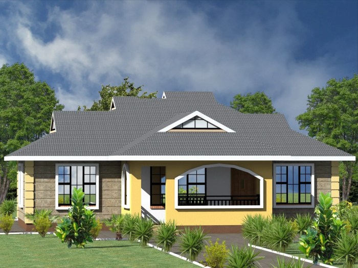 Contoh desain rumah 3 kamar